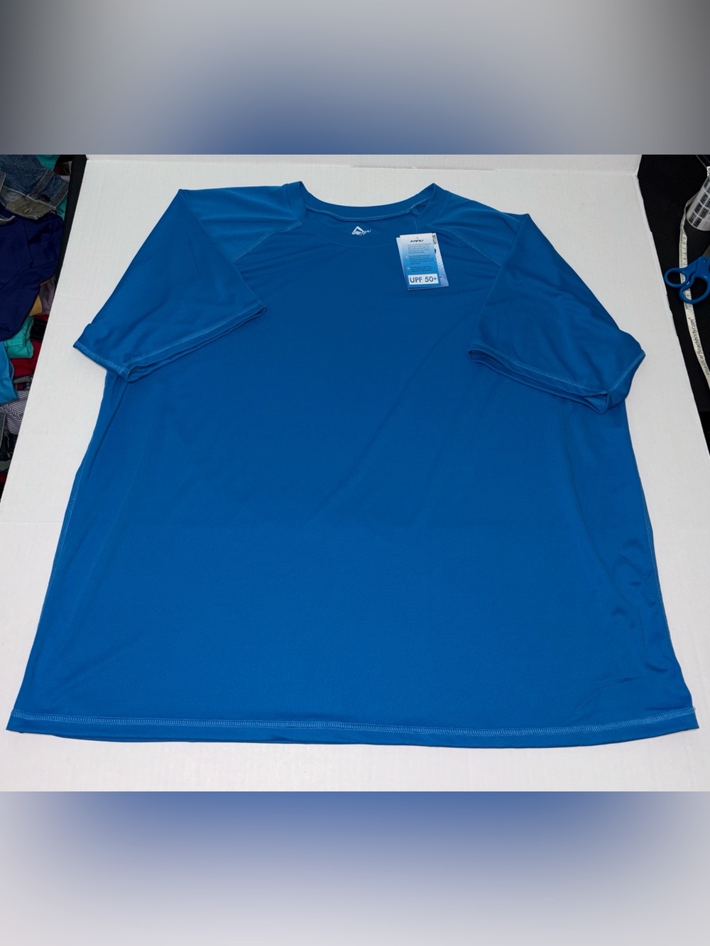 Kanu Surf Men’s 5XL Blue Short Sleeve Crew Neck T-Shirt New